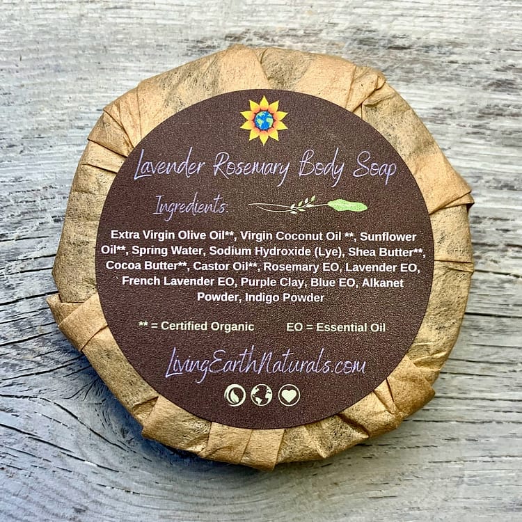 Lavender Rosemary Body Soap